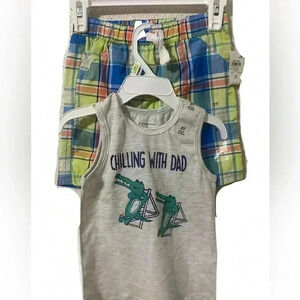 First Impressions Toddler Boy Size 2 T Tank and Shorts